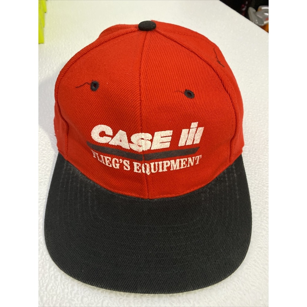 Case International Harvester‎ Tractor Fliegs VTG USA Snapback Baseball Hat Cap